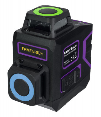 Лазерный уровень Ermenrich PRO LV40, фиолетовый