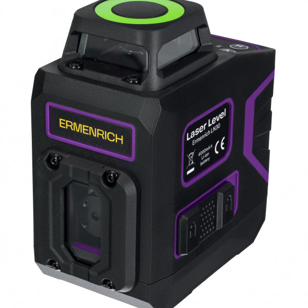 Лазерный уровень Ermenrich PLUS LN30, фиолетовый