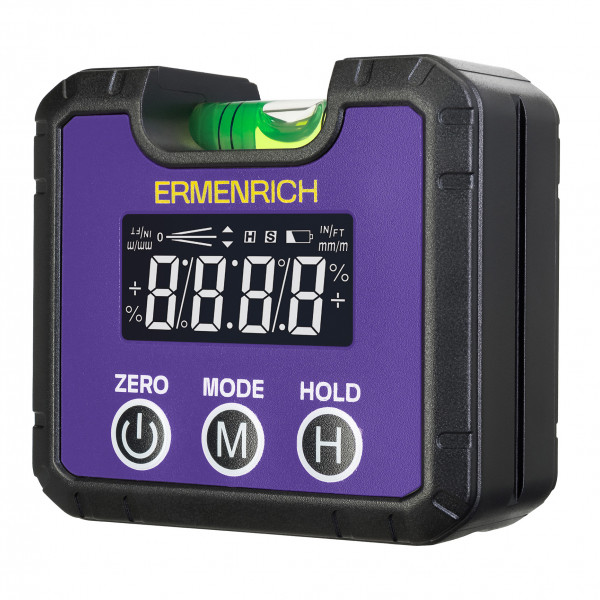 Цифровой уровень Ermenrich Verk LQ30, фиолетовый